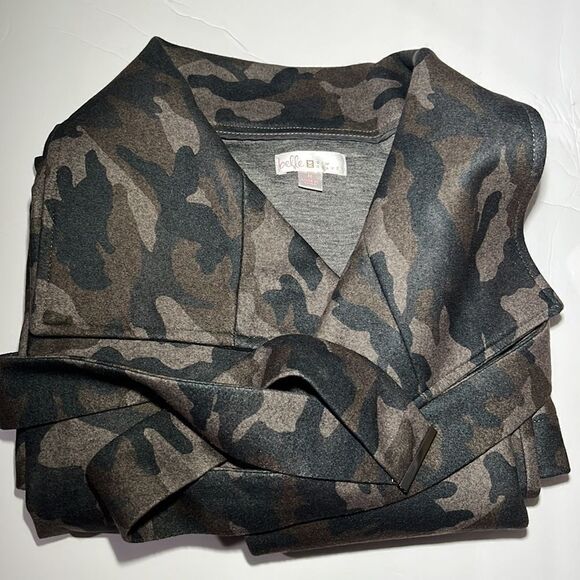 Belle by Kim Gravel Wool Blend Belted Topper Coat - Picture 3 of 5